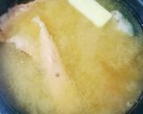 ♡鮭のバター香るお味噌汁♡作り方4写真