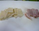 ちんげん菜とハムのトロトロ煮☆作り方1写真