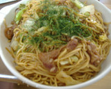 ♪　鶏の皮で激ウマ焼きそば　♪うまうま！作り方6写真
