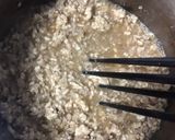 鶏ひき肉の三色丼作り方1写真