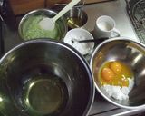 しっとりふわふわ 抹茶シフォンケーキ作り方1写真