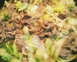 牛肉と白菜のくたくた煮☆牛丼風作り方6写真