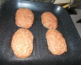 ビッグボーイ風の焼き目つき♪俵ハンバーグ作り方13写真