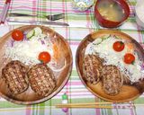 ビッグボーイ風の焼き目つき♪俵ハンバーグ作り方18写真
