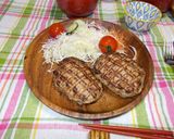 ビッグボーイ風の焼き目つき♪俵ハンバーグ作り方20写真