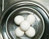 少ない水で黄身が真ん中の茹で玉子作り方2写真