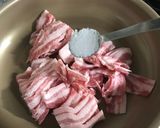 豚バラと小松菜の塩炒め作り方4写真