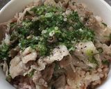 ランチに*ネギ塩カルビ丼作り方4写真