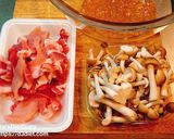 漬けずに即席！味噌豚としめじ炒め作り方1写真