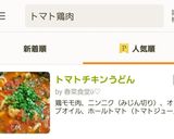 トマトチキンうどん作り方12写真
