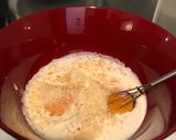 辛ラーメンスープで、レッドカルボナーラ♪作り方1写真