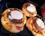ハロウィンお月見ハンバーグカボチャパン作り方8写真