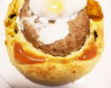 ハロウィンお月見ハンバーグカボチャパン作り方11写真