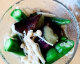 レンジで簡単☆ナスの白だし副菜作り方7写真