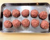 ミートボールのトマトソース煮とカレー添え作り方14写真