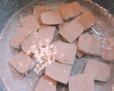 こんにゃくとごぼう天の甘辛煮作り方3写真