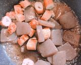 こんにゃくとごぼう天の甘辛煮作り方6写真