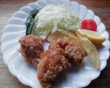生姜塩麹マリネした鶏唐揚げ(''◇''）作り方3写真