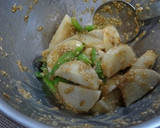 里芋といんげんの辛子ごま味噌和え作り方6写真