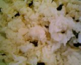 ほうれん草入りじゃこたまご飯作り方4写真