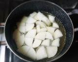 大根と豚肉の白だし煮作り方2写真