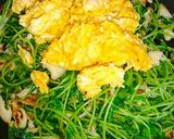 玉子と竹輪の豆苗炒め作り方7写真
