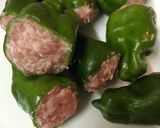 丸ごとピーマンの肉詰め作り方3写真