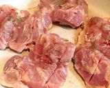 もも肉の生姜焼き作り方1写真