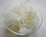 レンジで簡単！玉葱と唐揚げのマヨチリ作り方1写真