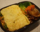 卵乗っけで♪簡単オムライス弁当作り方6写真