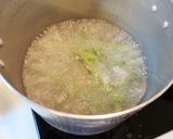 アスパラとしめじの鯖缶トマトパスタ作り方2写真