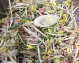 グルテンフリー★豆もやしとひき肉のチヂミ作り方4写真
