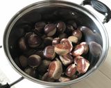 茨城の栗と新米を炊いた栗ごはん作り方1写真