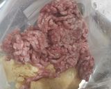 半熟卵乗せハンバーグ作り方3写真