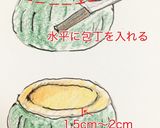 簡単丸ごとかぼちゃプリン＆ほろ苦カラメル作り方1写真