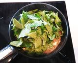 我が家のモロヘイヤひき肉丼♪作り方6写真