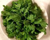 やみつき！春菊の熱々ごま油かけ作り方2写真