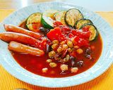 デミグラストマトスープの焼き野菜添え作り方8写真