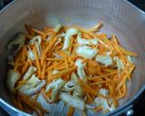 大根の皮と大豆の炒め煮♪七味をかけて♪作り方3写真