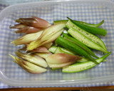 みょうがとオクラの豚巻き♪味噌ダレで♪作り方1写真