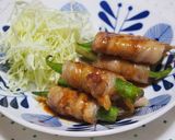 みょうがとオクラの豚巻き♪味噌ダレで♪作り方6写真