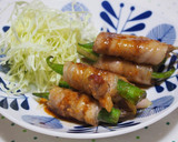 みょうがとオクラの豚巻き♪味噌ダレで♪作り方6写真