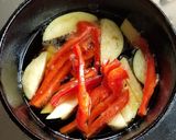 茄子とパプリカのトマトパスタ作り方4写真