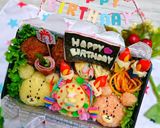 『誕生日♡ケーキ』キャラ弁♡プレートに作り方14写真