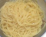 アスパラガスとしいたけとベーコンのパスタ作り方9写真