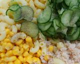 贅沢カニ缶のマカロニサラダ作り方6写真