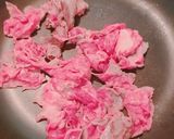 3分で！簡単♪薄切り牛肉のすき焼き風☆作り方1写真