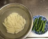 ホタテとじゃがいものマヨ醤油炒め作り方1写真