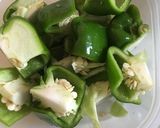 ピーマン種ごと食べちゃいましょう♡作り方1写真