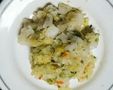 白菜漬けの巻き巻きご飯作り方2写真